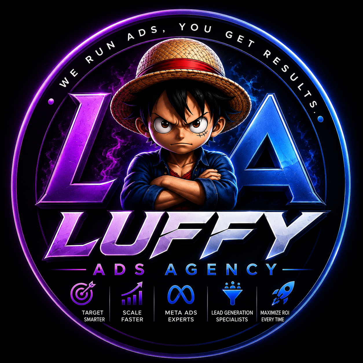 Luffy Ads Agency Logo